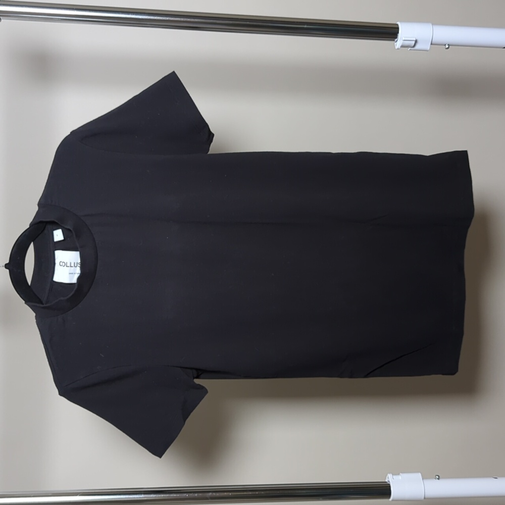 Collusion T-Shirt. Black. Size S.